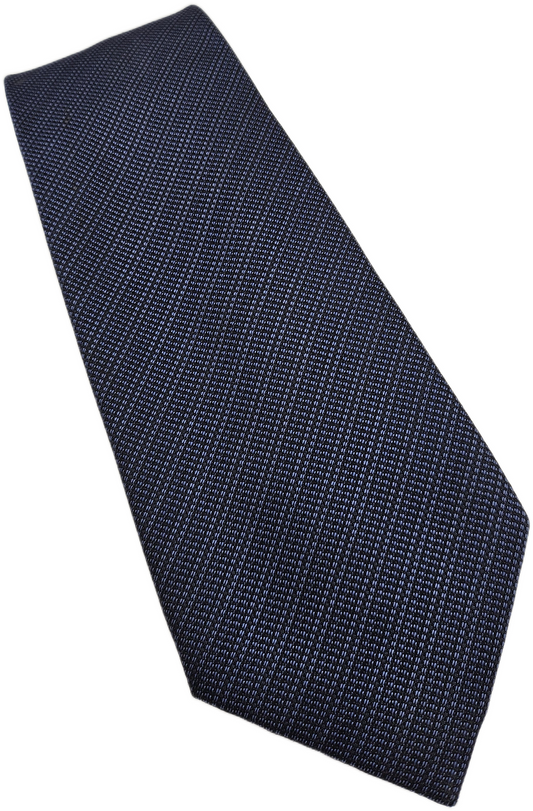 Ted Baker Knotted Silk Tie Men Blue Textured Micro Designer Wedding Necktie BX25