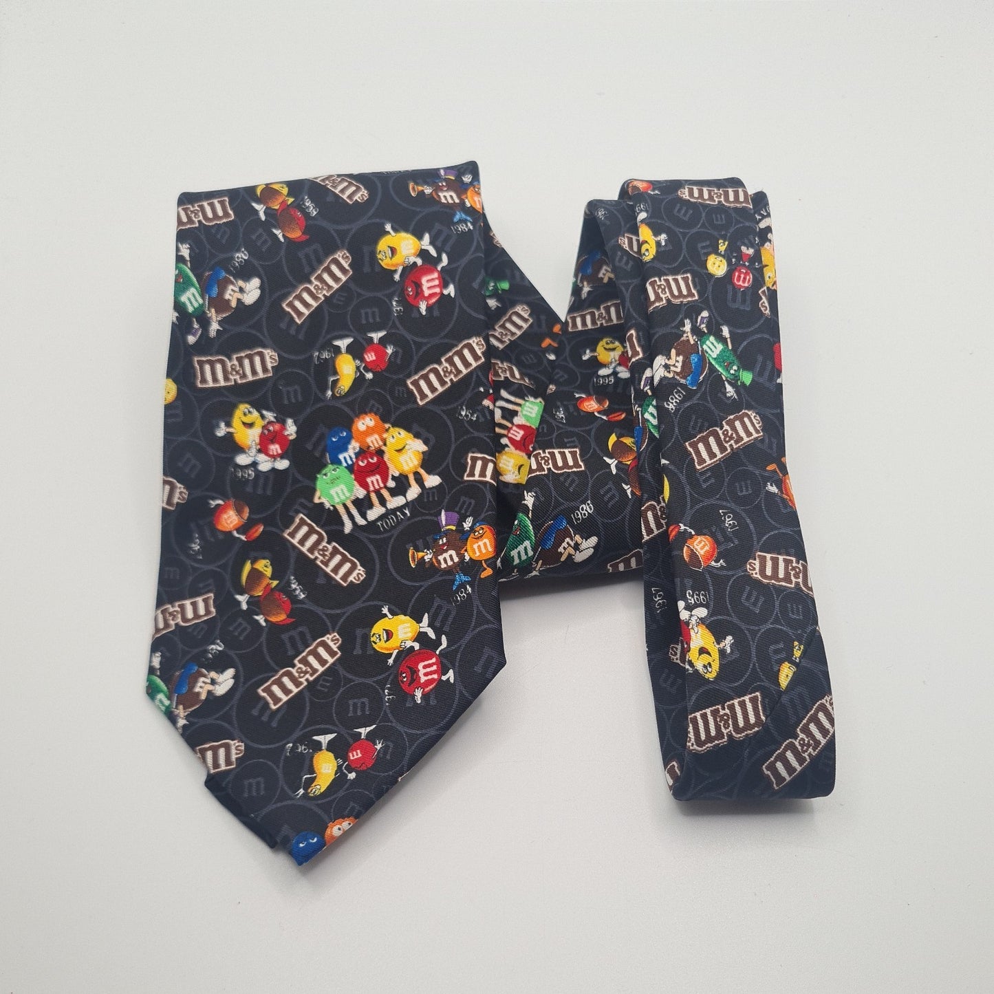 M & M's Sweets Mens Silk Tie Classic Designer Necktie Formal Business Vintage Mens Tie UK BX8