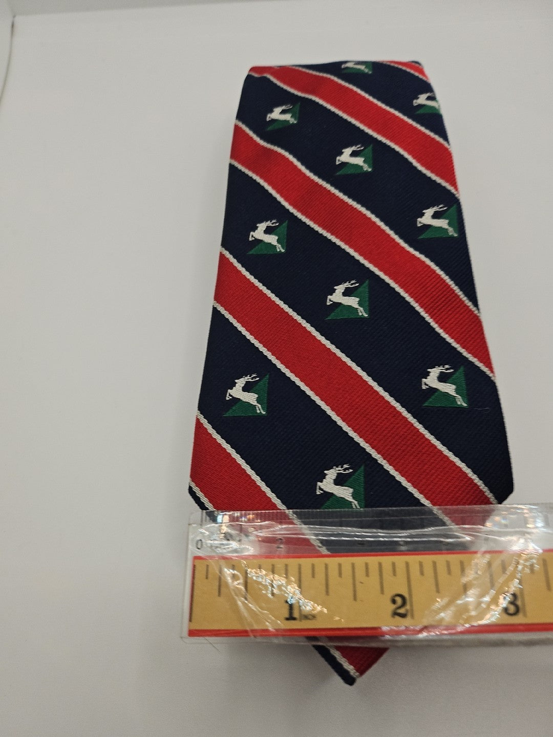 Turnbull & Asser Deer Pattern Blue Mens Silk Tie Wedding Formal Neck Tie BX17