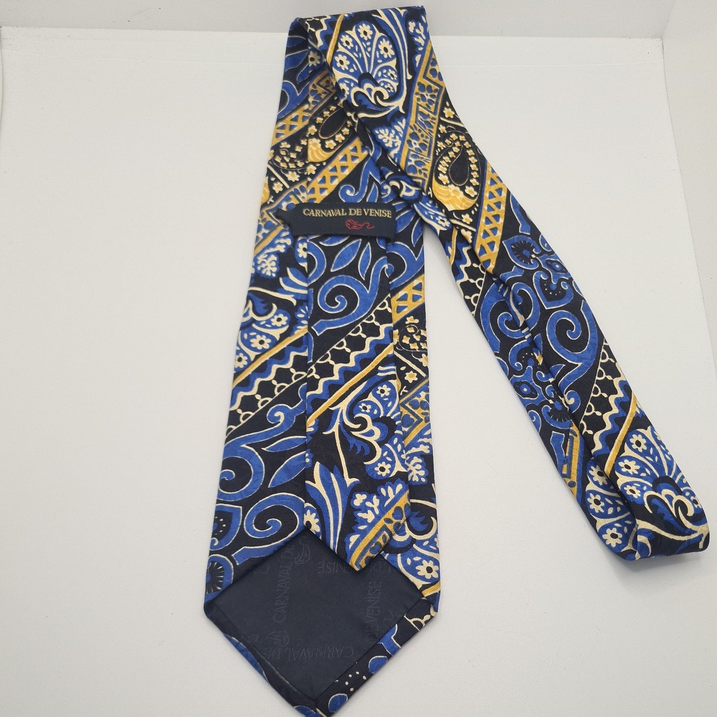 Carnival de Venise Mens Silk Tie Classic Designer Necktie Formal Business Vintage Mens Tie UK BX8