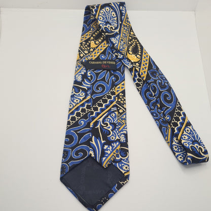 Carnival de Venise Mens Silk Tie Classic Designer Necktie Formal Business Vintage Mens Tie UK BX8