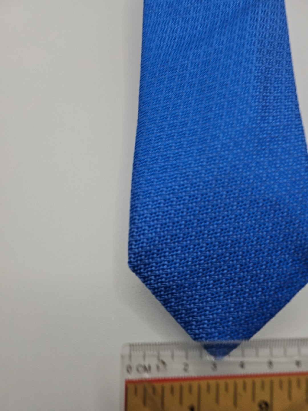 Plain Blue Woven pattern Mens Silk Tie Wedding Formal Neck Tie BX15