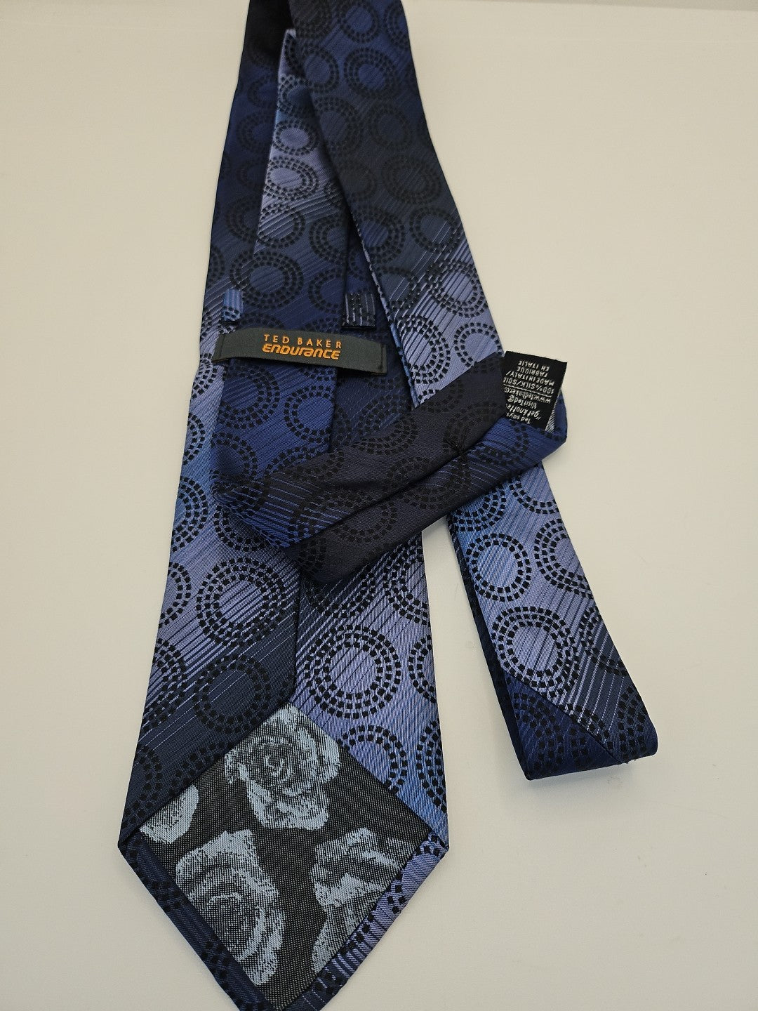 Crow gothic Tie | Reworked Vintage Mens Tie UK | Statement Novelty BX13
