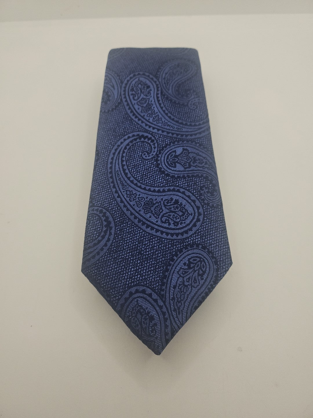 Charles Tyrwhitt Blue Paisley Jaquard Mens Silk Tie Wedding Formal Neck Tie BX13