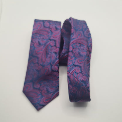 Moss 1851 Purple Mens Silk Tie Classic Designer Necktie Formal Business Vintage Mens Tie UK BX9