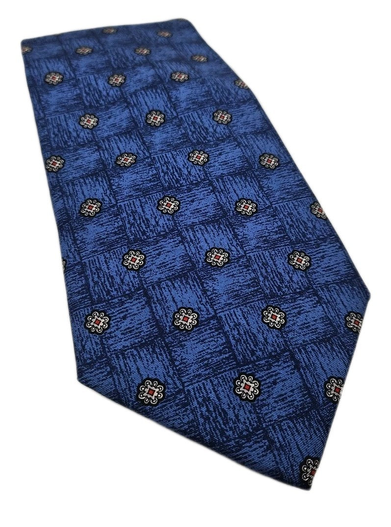 Charles Tyrwhitt Blue Flower Vintage Mens Silk Tie Wedding Formal Neck Tie BX13