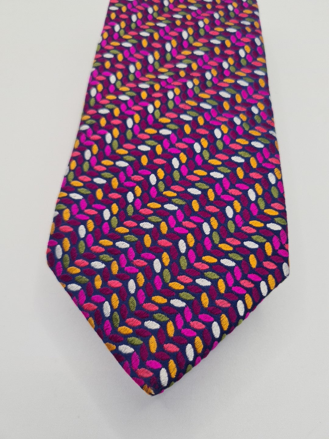 Charles Tyrwhitt Bright Wedding Mens Silk Tie Classic Designer Necktie Vintage Mens Tie UK BX12