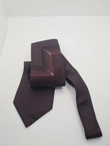 Dolce & Gabbana Striped retro Wide Mens Silk Tie Designer Necktie Formal Striped Vintage Mens Tie UK BX8