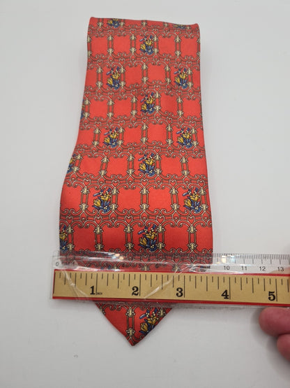 Vintage Dupont Paris Flower Pattern Mens Silk Tie Classic Designer Necktie Vintage Mens Tie UK BX11