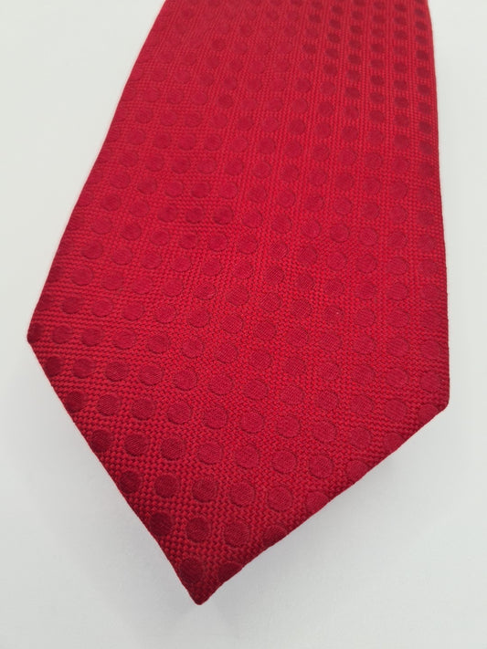Charles Tyrwhitt Red Business Spotty Mens Silk Tie Classic Designer Necktie Spotted Vintage Mens Tie UK BX13