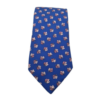 Hilditch & Key Blue Flower Mens Silk Tie Classic Designer Necktie Formal Vintage Mens Tie UK BX6