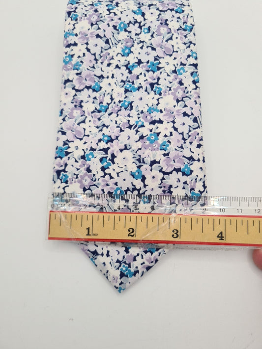 Boden Floral Pattern Blue Mens Silk Tie Classic Designer Necktie Vintage Mens Tie UK BX4