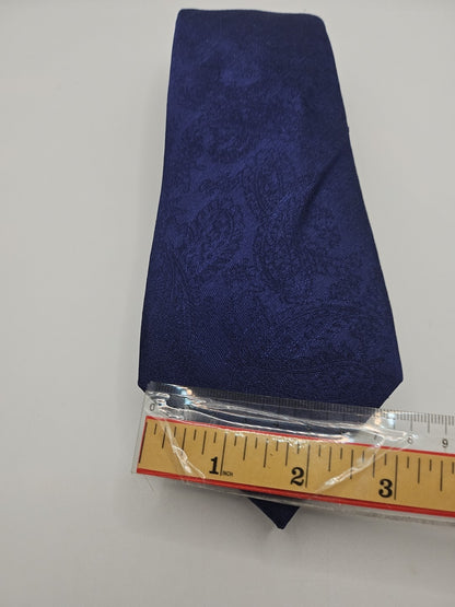 Hawes & Curtis Navy Blue Jacquard Mens Silk Tie Wedding Formal Neck Tie BX18