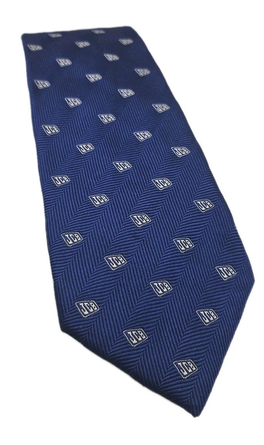 JCB Diggers Logo Blue Mens Silk Tie Wedding Formal Neck Tie BX18