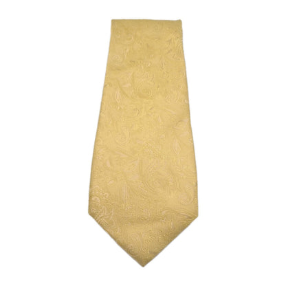 Moss Jacquard Yellow Mens Silk Tie Classic Designer Necktie Formal Business Vintage Mens Tie UK BX8