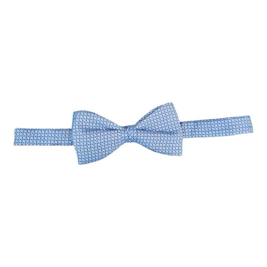 Tie Rack Baby Blue & Pink Fleck Silk Bow Tie