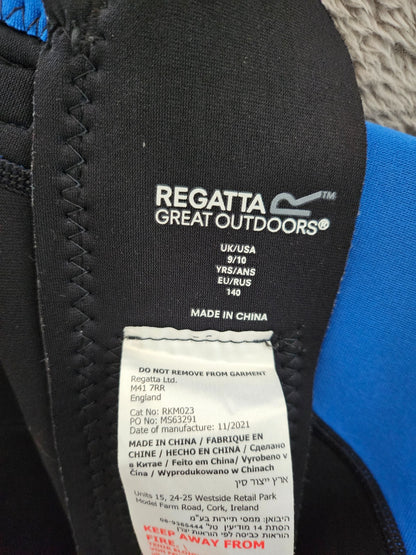 Regatta Kids Age 9/10 Yrs 2.5MM Shorty wetsuit Surf Swim Paddle Holiday KW179