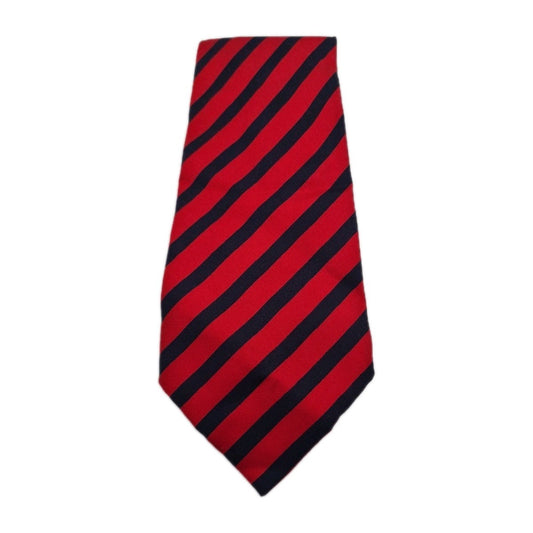 Liberty Red / Blue Striped Vintage Silk Tie | Designer Mens Tie UK  BX2