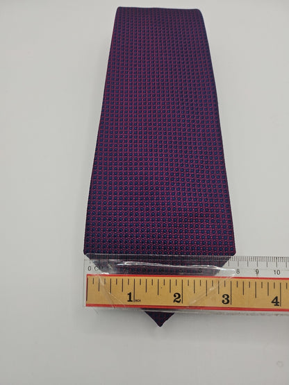 Austin Reed Purple Geometric Pattern Mens Silk Tie Wedding Formal Neck Tie BX16