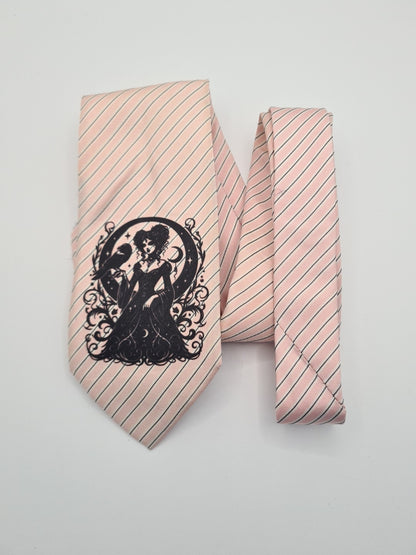 Pink Alternative Tie | Reworked Vintage Mens Tie UK | Statement Novelty Vintage Mens Tie UK BX13