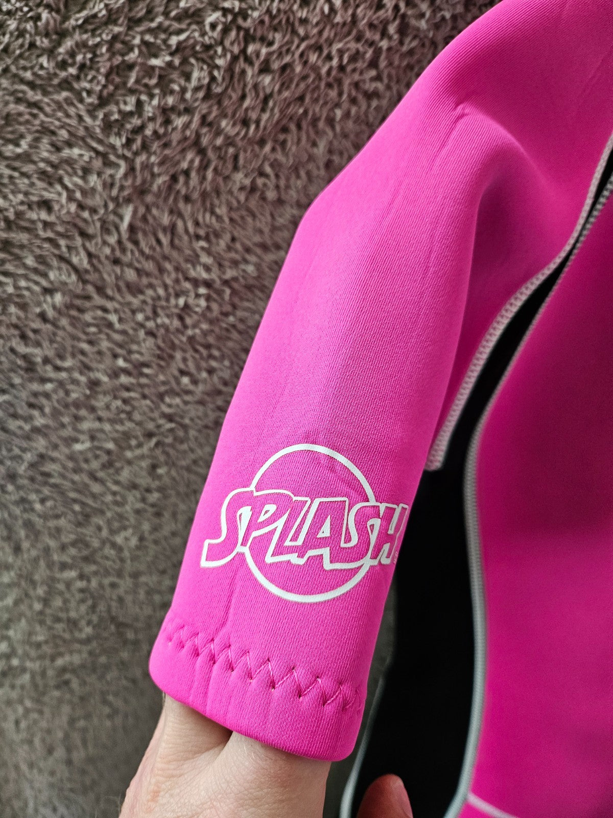 Pink Kids Age 11/12 Yrs  2.5MM Shorty wetsuit Surf Swim Paddle Holiday Kw180