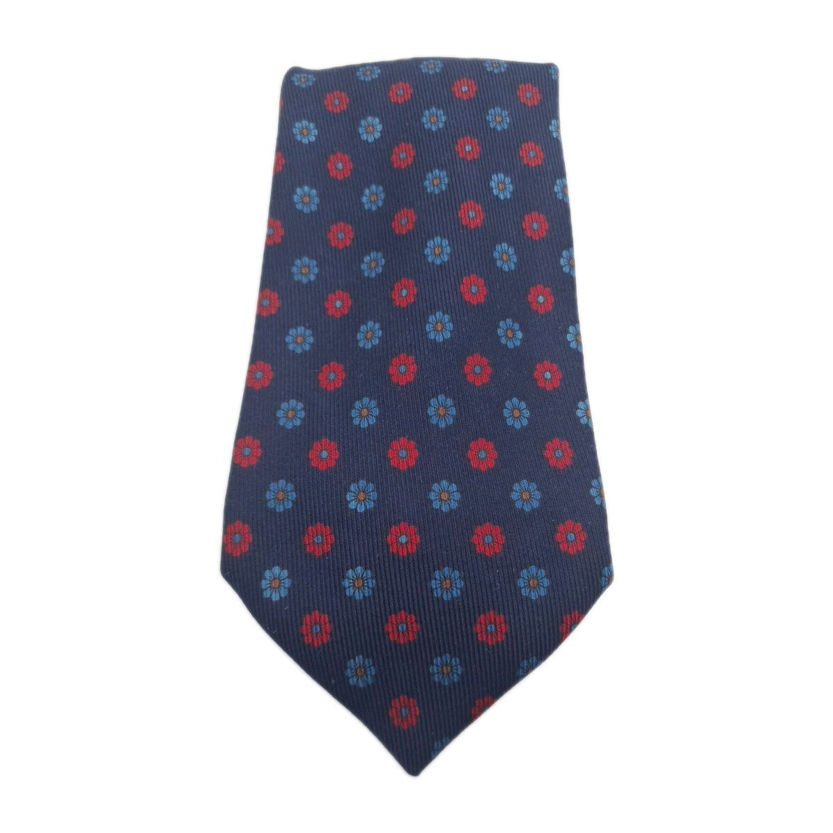 Hams Blue Flower Pattern Mens Silk Tie Classic Designer Necktie Formal Vintage Mens Tie UK BX2