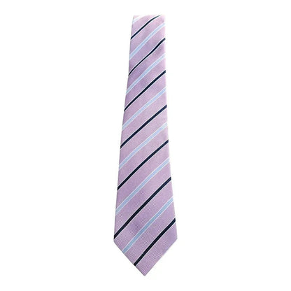 TM Lewin Purple, Black & Blue Wedding formal Neck tie  All Silk Tie
