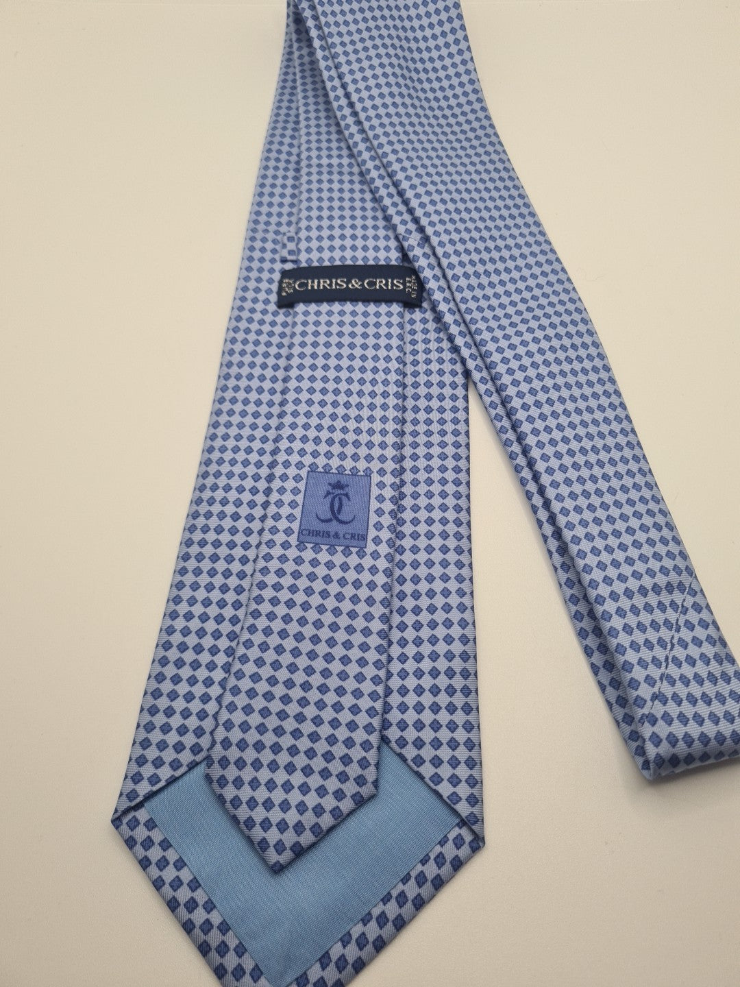 Blue Diamond geometric Mens Silk Tie Classic Designer Necktie Formal Geometric Vintage Mens Tie UK BX5