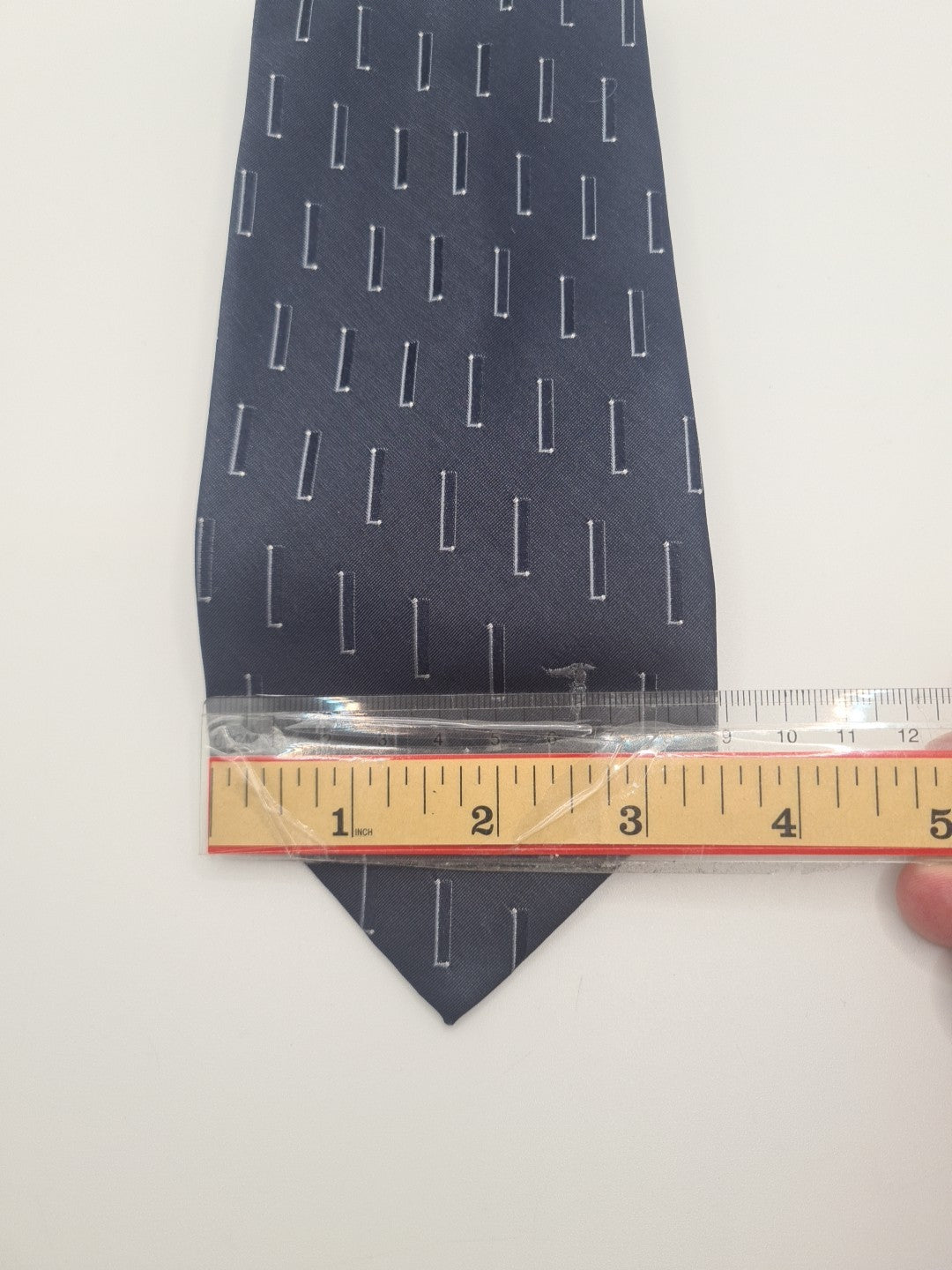 Trussardi Blue Mens Silk Tie Classic Designer Necktie Formal Vintage Mens Tie UK BX9