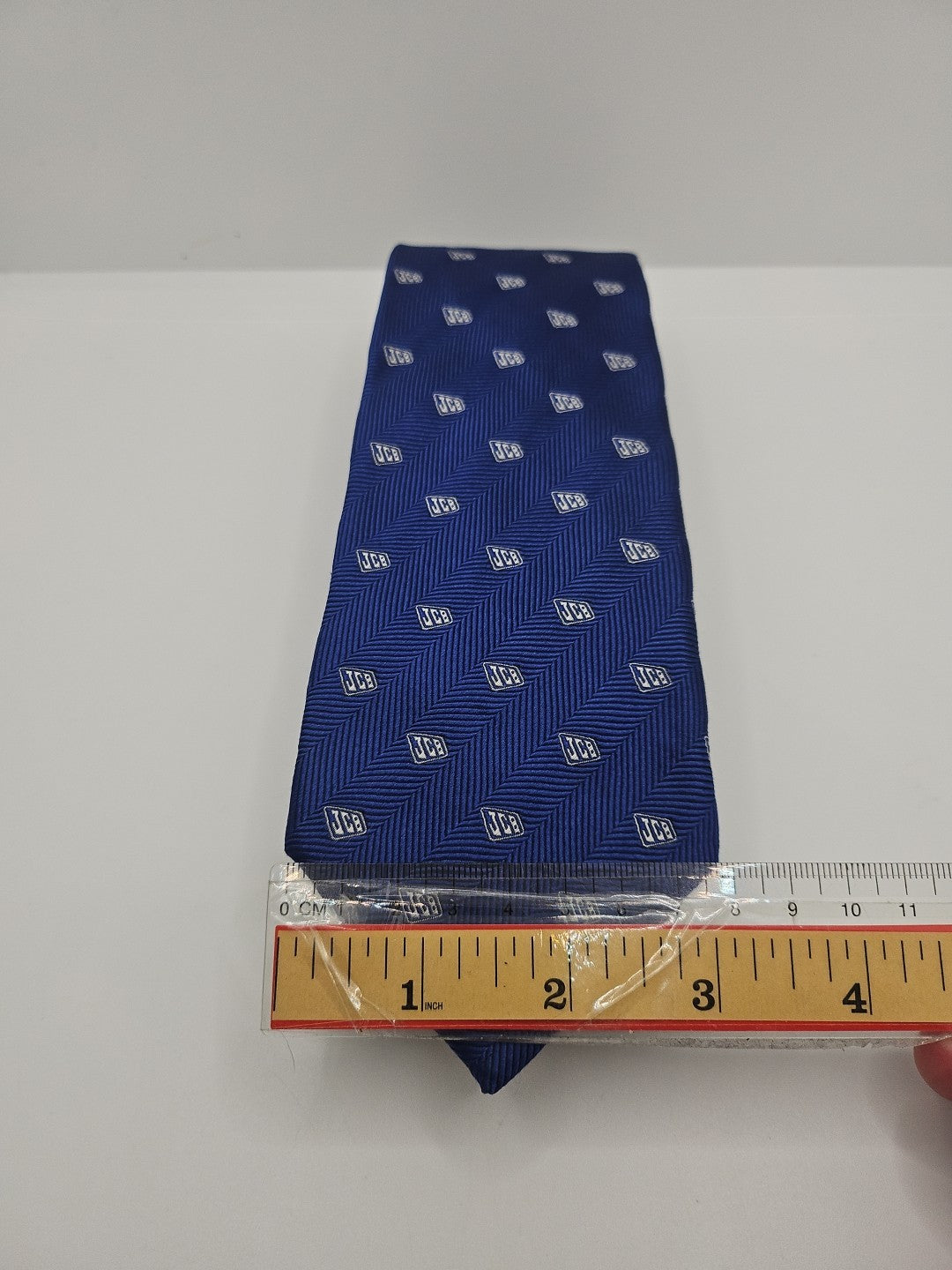 JCB Diggers Logo Blue Mens Silk Tie Wedding Formal Neck Tie BX18