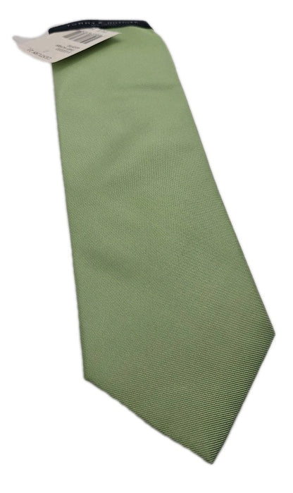 Tommy Hilfiger Green NWT Mens Silk Tie Wedding Formal Neck Tie BX17