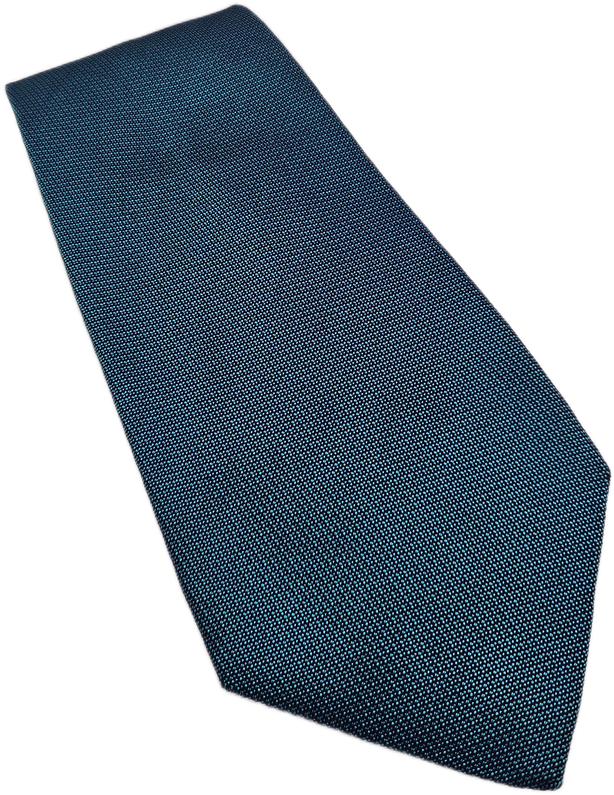 Charles Tyrwhitt Silk Tie Mens Teal Textured Designer Retro Wedding Necktie BX21