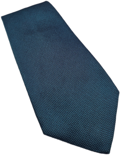 Charles Tyrwhitt Silk Tie Mens Teal Textured Designer Retro Wedding Necktie BX21