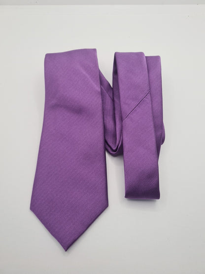 Hawes & Curtis Plain Purple Mens Silk Tie Classic Designer Necktie Formal Vintage Mens Tie UK BX5