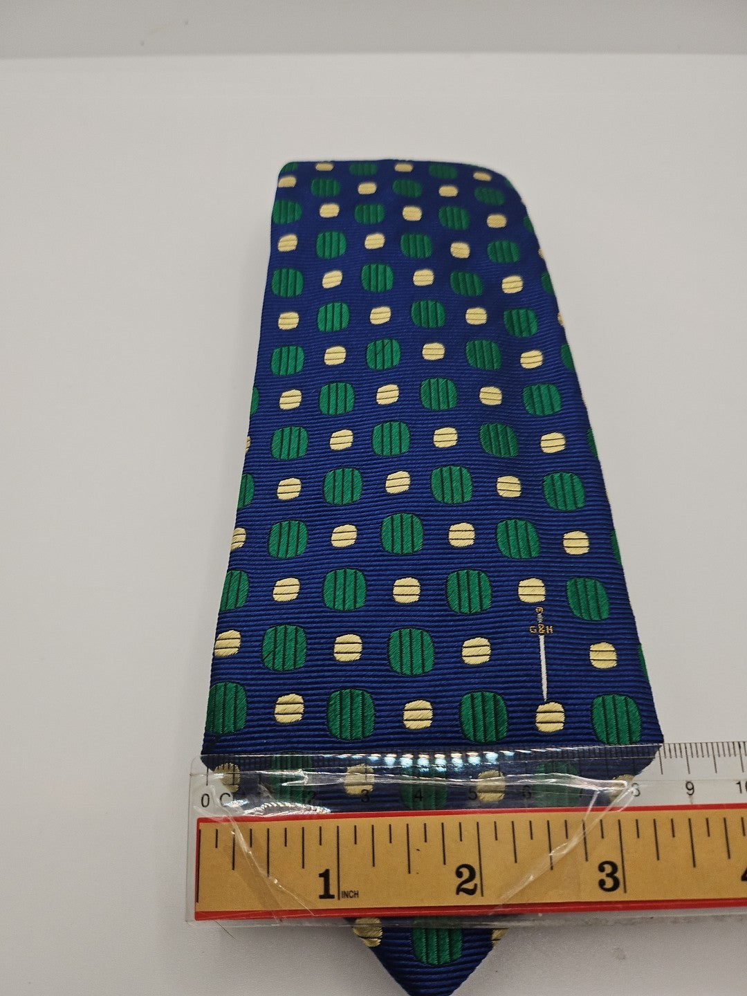 Gieves & Hawkes Blue/Green Pattern Mens Silk Tie Wedding Formal Neck Tie BX17