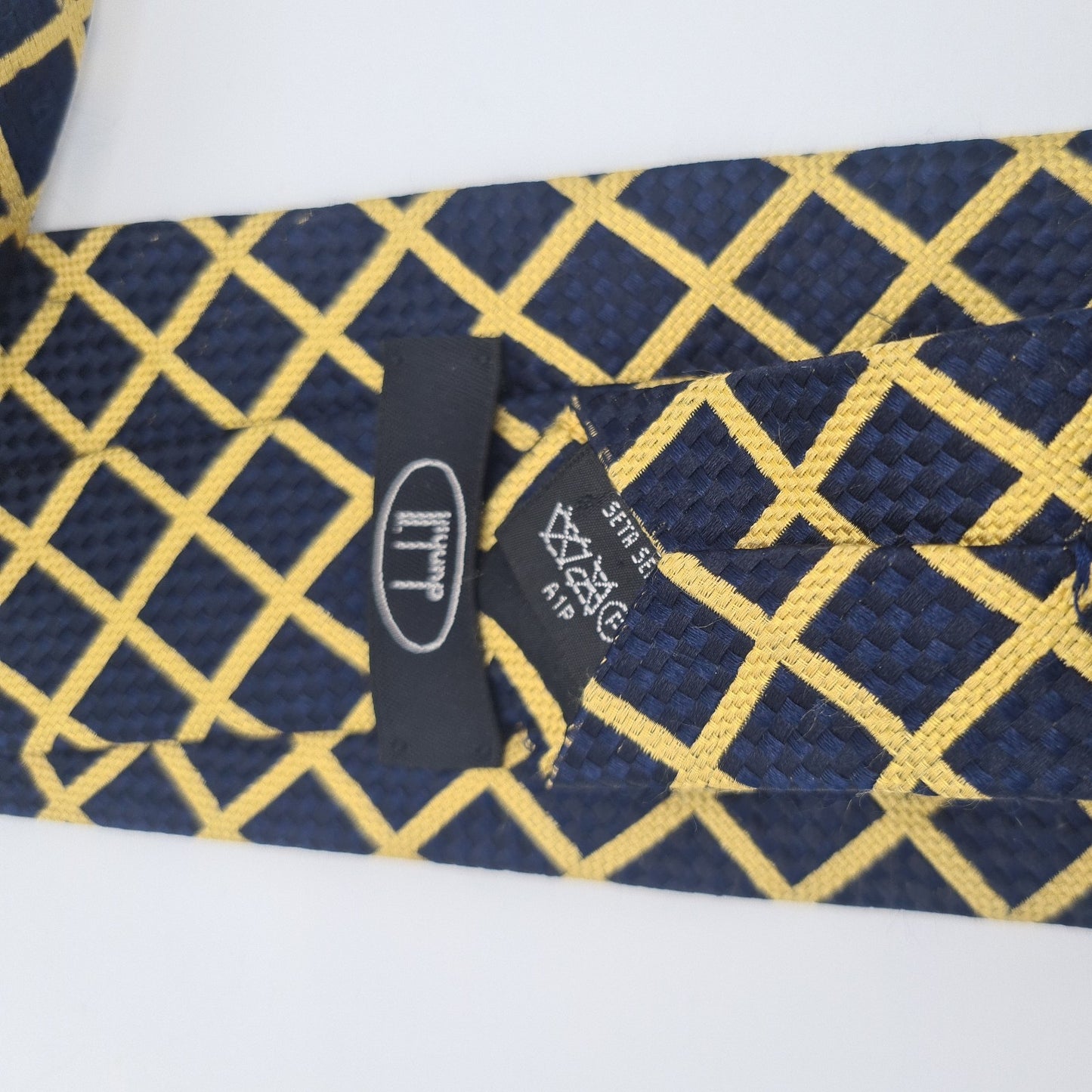 Dunhill Mens Silk Tie Classic Designer Necktie Formal  BX1