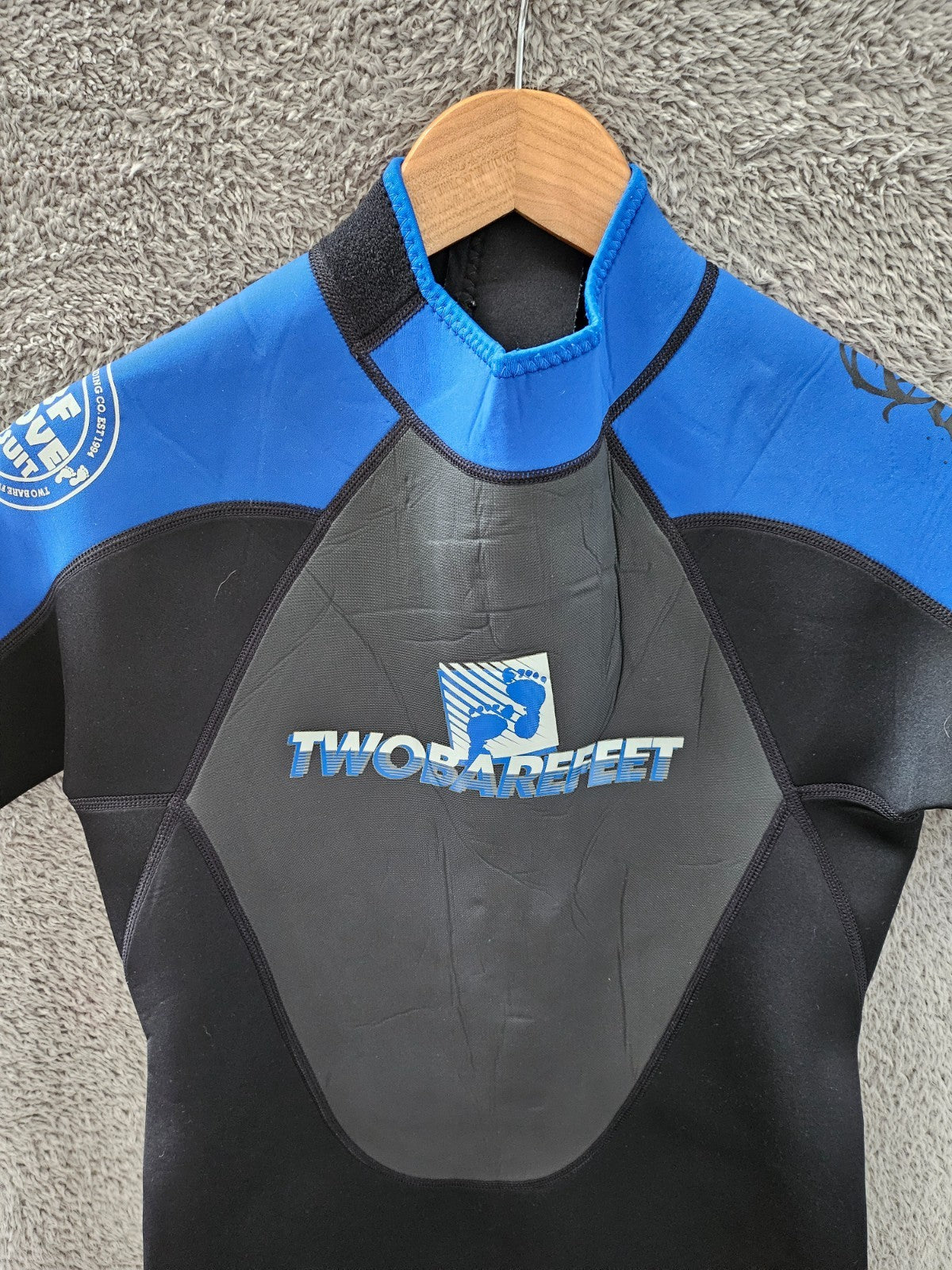Bare Feet XL Age 12/13 Yrs 2.5MM Shorty wetsuit Surf Swim Paddle Holiday KW166