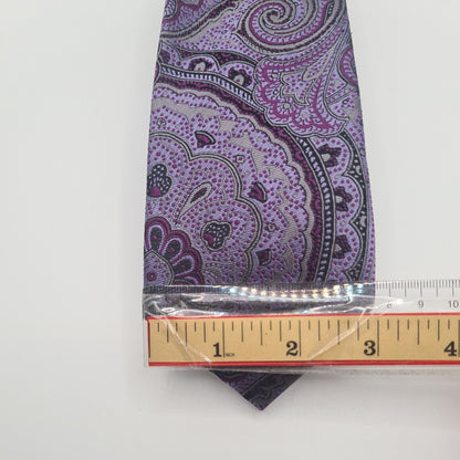 Chester Barrie Purple Mens Silk Tie Classic Designer Necktie Formal Business Vintage Mens Tie UK BX9