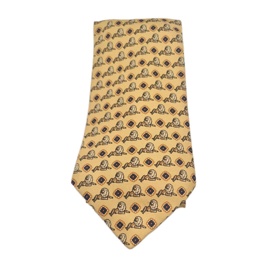 Simpson Lion Pattern Mens Silk Tie Classic Designer Necktie Formal Business Vintage Mens Tie UK BX8