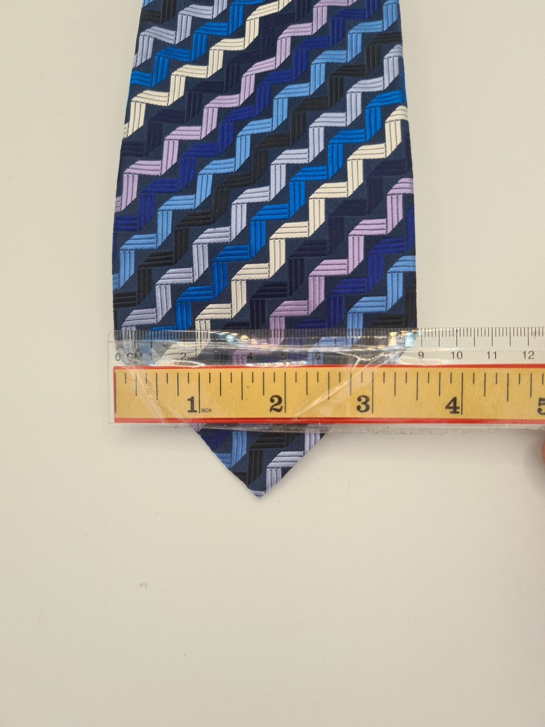 Duchamp Zig Zag pattern Mens Silk Tie Classic Designer Necktie Formal Vintage Mens Tie UK BX7