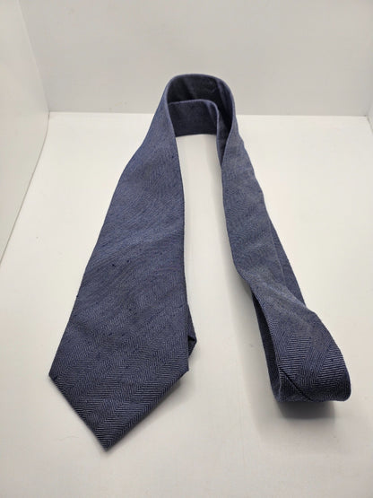 Charles Tyrwhitt Light Blue Herringbone Silk Tie