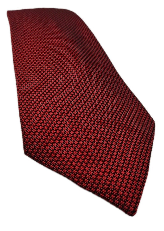 Charles Tyrwhitt Red Hounds Tooth Mens Silk Tie Wedding Formal Neck Tie BX17