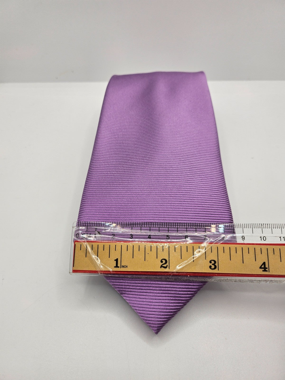 Charles Tyrwhitt Purple Ribbed Textured Silk Tie
