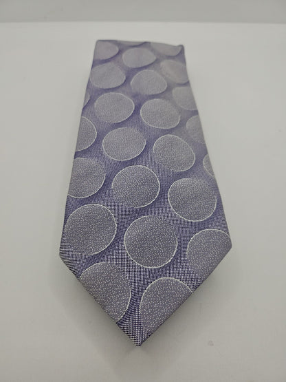 Altea Retro Lilac large Circle Design Mens Silk Tie Wedding Formal Neck Tie BX18