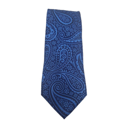 Eton Blue Jaquard Mens Silk Tie Classic Designer Necktie Formal Business Vintage Mens Tie UK BX5