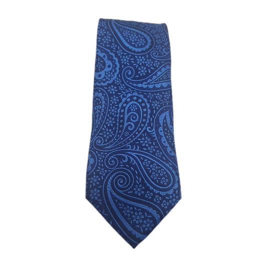 Eton Blue Jaquard Mens Silk Tie Classic Designer Necktie Formal Business Vintage Mens Tie UK BX5