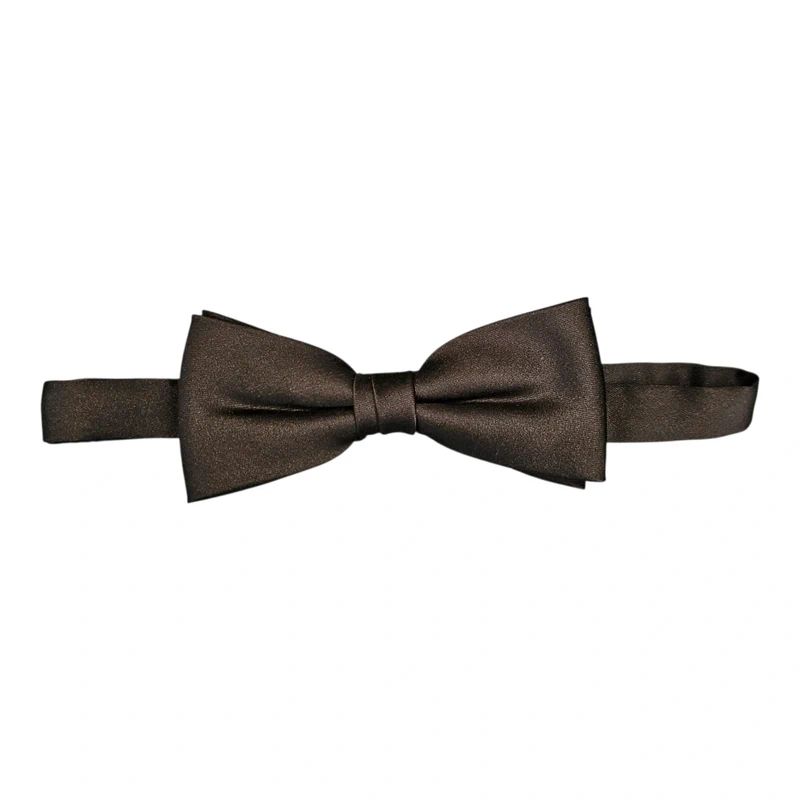 Tie Rack Plain Black Satin Style Bow Tie