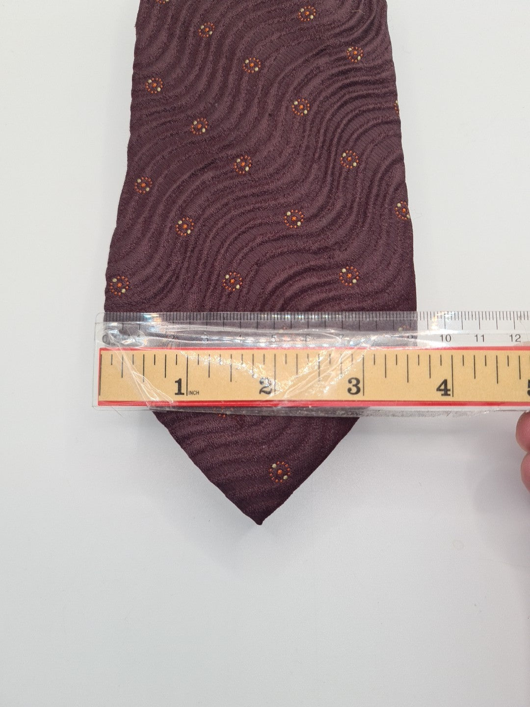 Ermenegildo Zegna Brown Wide Vintage Silk Tie | Designer Mens Tie UK  BX10