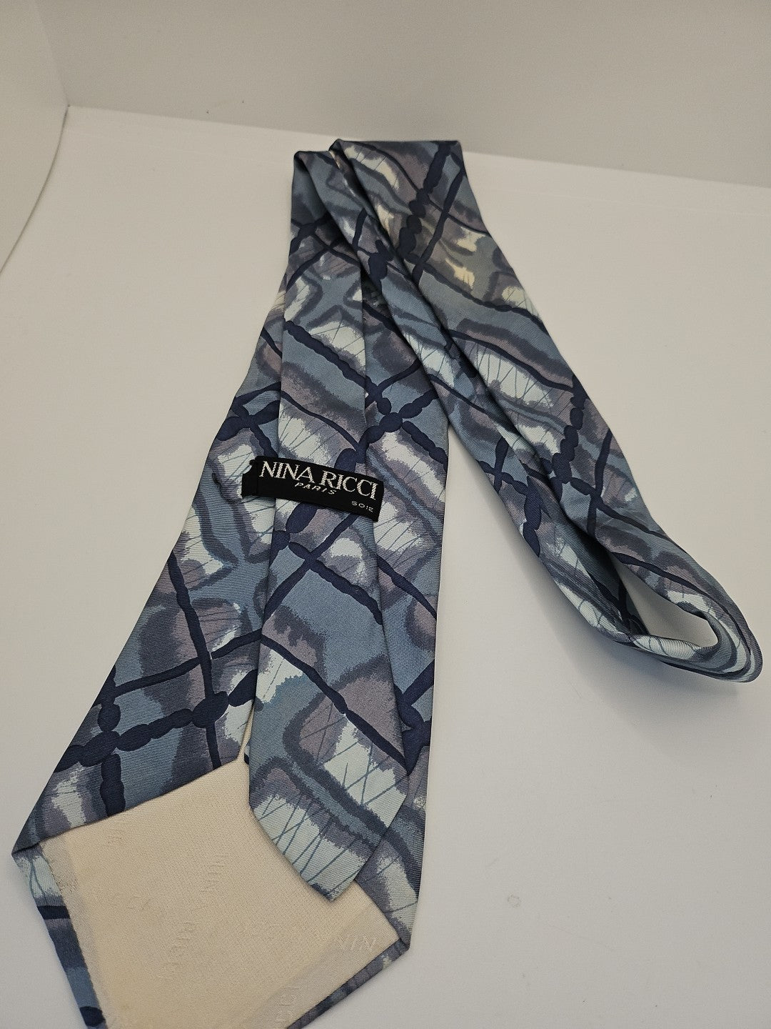 Vintage Tarot Wide Tie | Reworked Vintage Mens Tie UK | Statement Novelty BX13