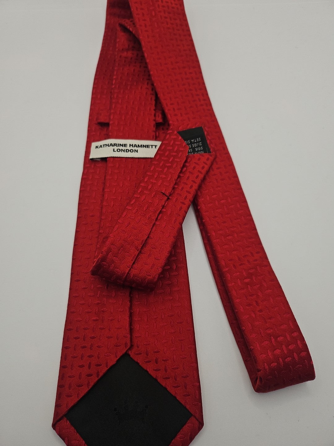 Hamnett Red Pattern Mens Silk Tie Wedding Formal Neck Tie BX16